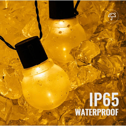 Guirlande d'Ampoules Solaires LED Pour Extérieur