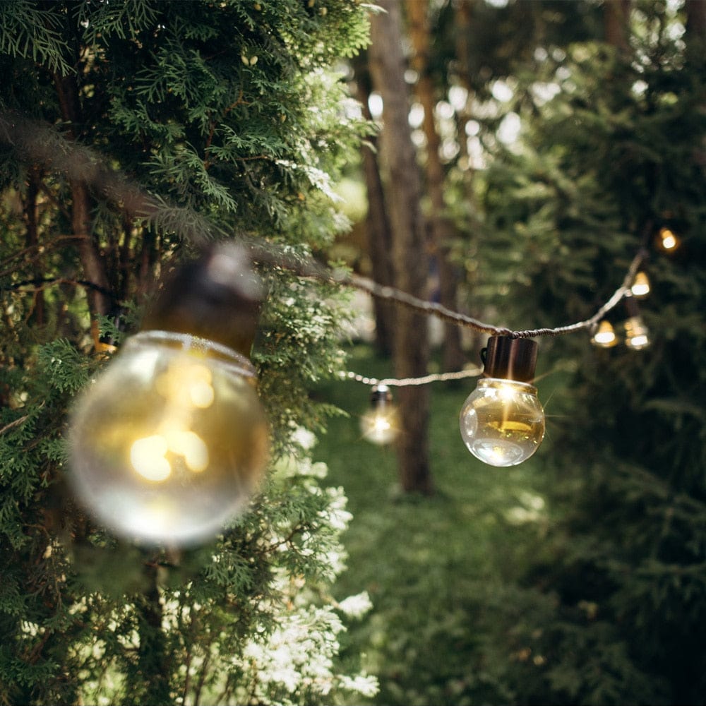 Guirlande d'Ampoules Solaires LED Pour Extérieur