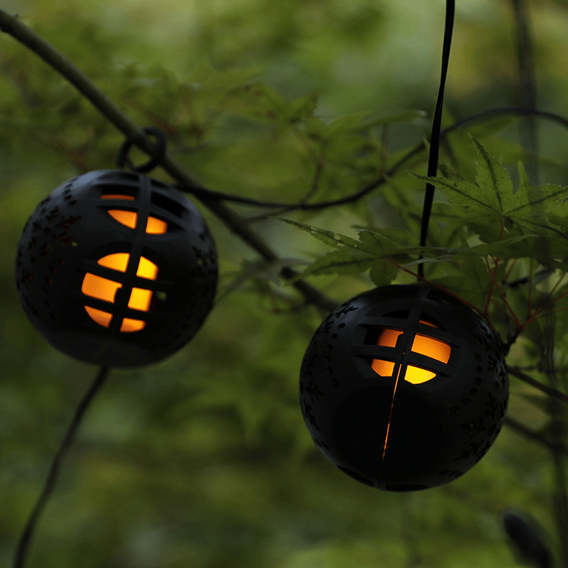 Guirlande Solaire de Lanterne Effet Flamme