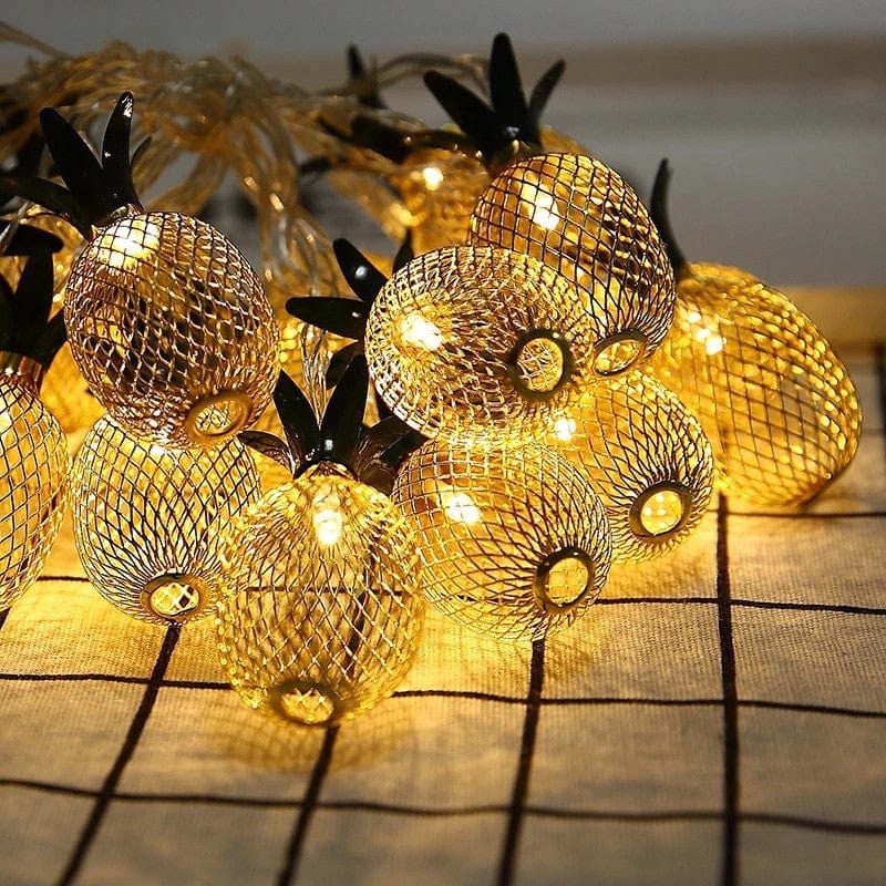 Guirlande Lumineuse Solaire Mini Ananas