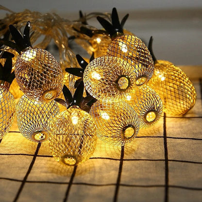 Guirlande Lumineuse Solaire Mini Ananas