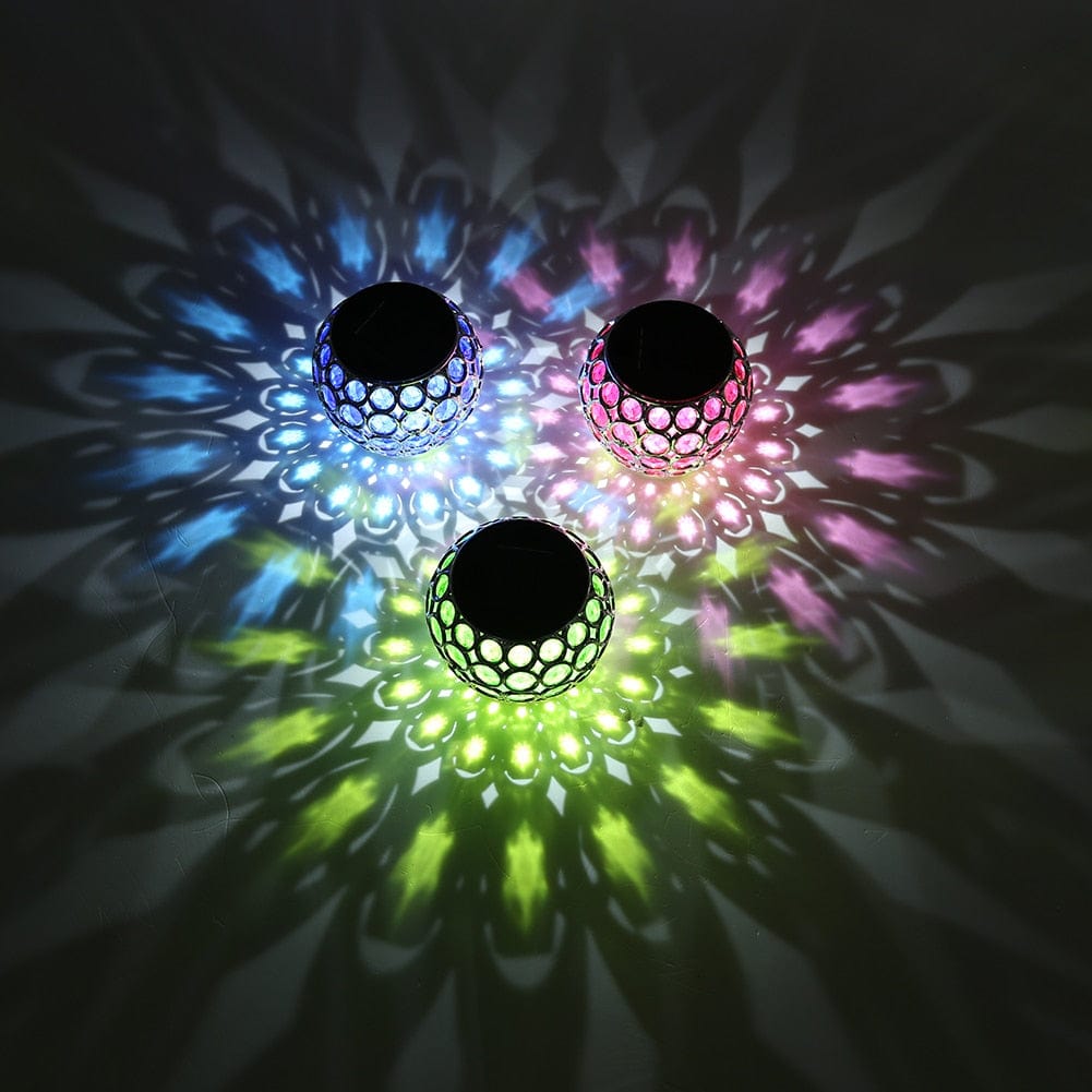 Lampe de Table Solaire Mosaïque Colorée LED