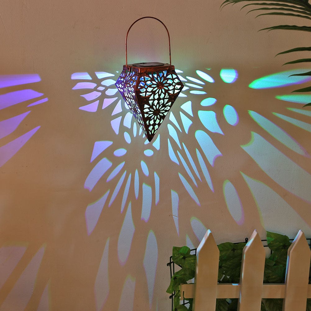 Lanterne Solaire Extérieur à Poser Bohème