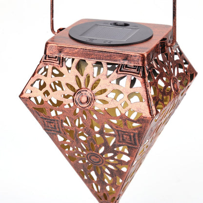 Lanterne Solaire Extérieur à Poser Bohème