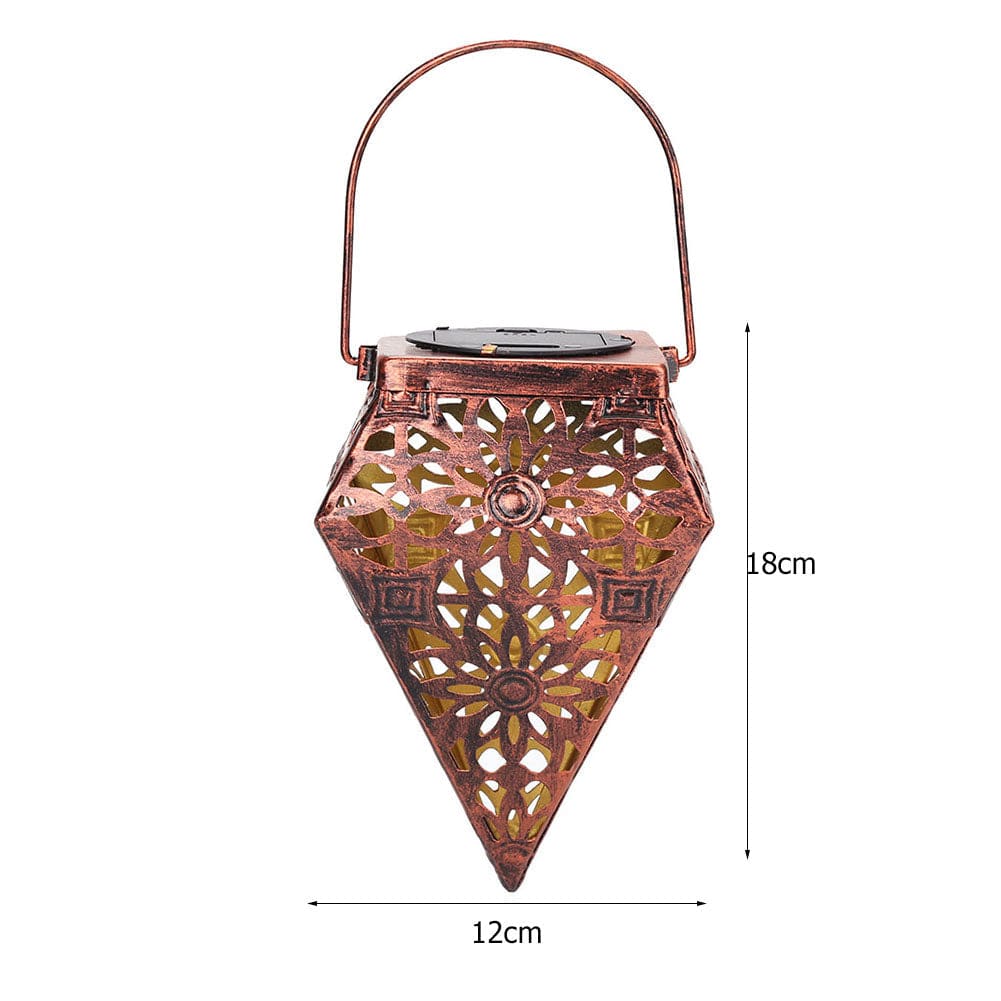 Lanterne Solaire Extérieur à Poser Bohème