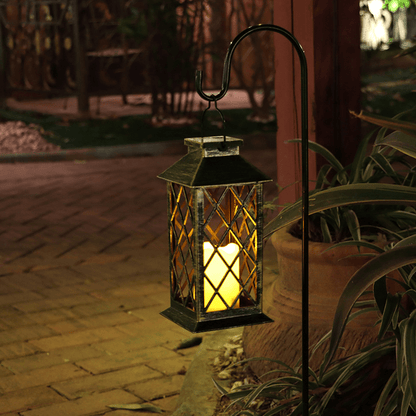 Lanterne Solaire Extérieure à Poser Style Classique