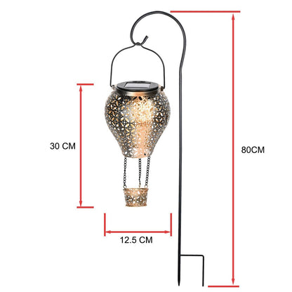Lanterne Solaire Suspendue Montgolfière