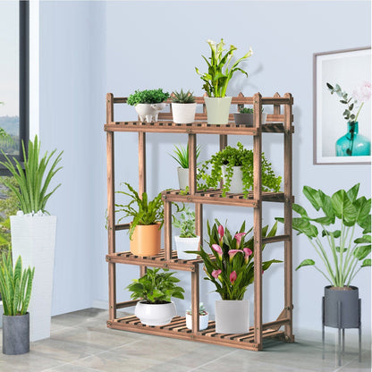 Meuble Porte Plante en Bois "Diseinua"