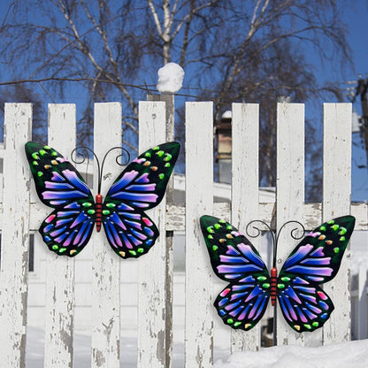 Papillon Mural en Metal