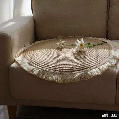 Tapis Rond en Jute