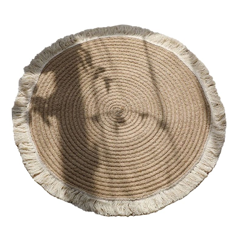 Tapis Rond en Jute