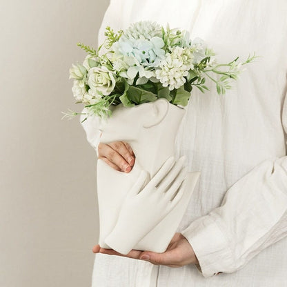 Vase Buste de Femme en Céramique