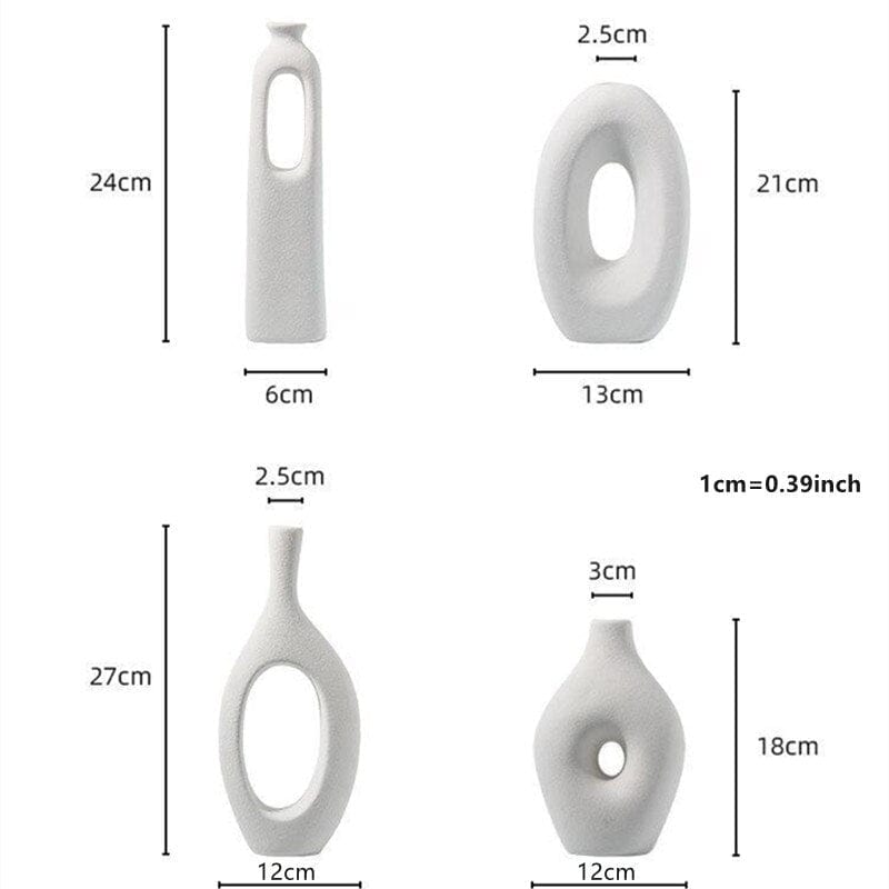 Vase Nordique Minimaliste en Céramique