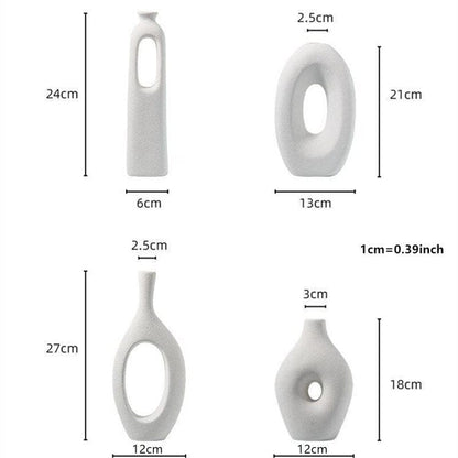 Vase Nordique Minimaliste en Céramique