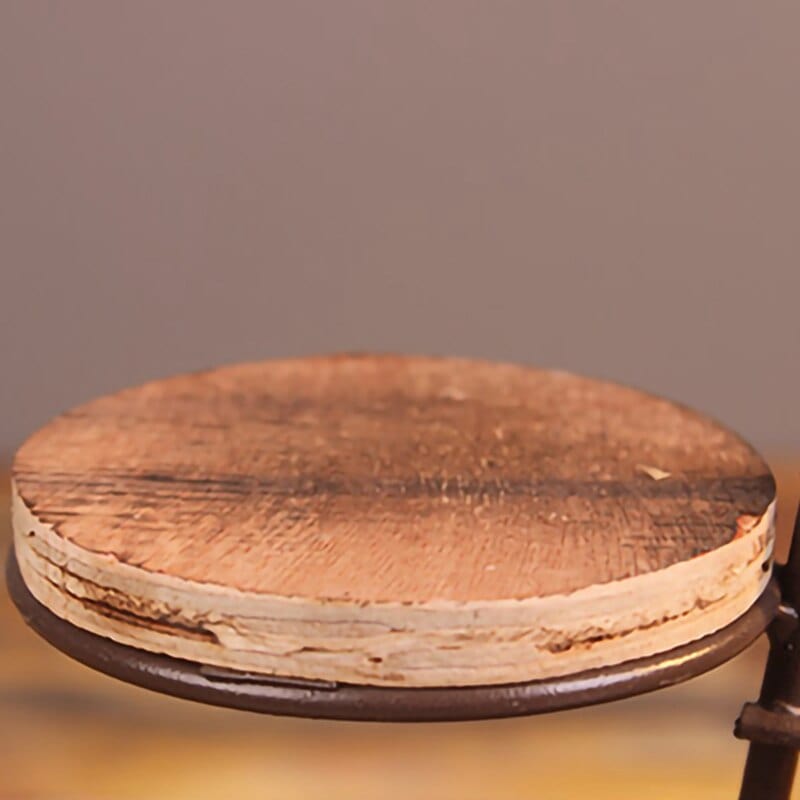 Vélo Porte Plante en Bois Vintage