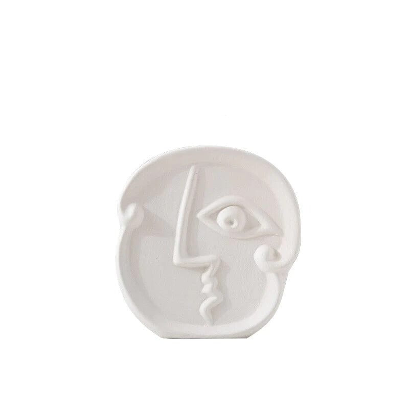 Vase Visage Abstrait