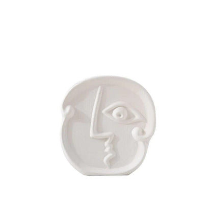 Vase Visage Abstrait