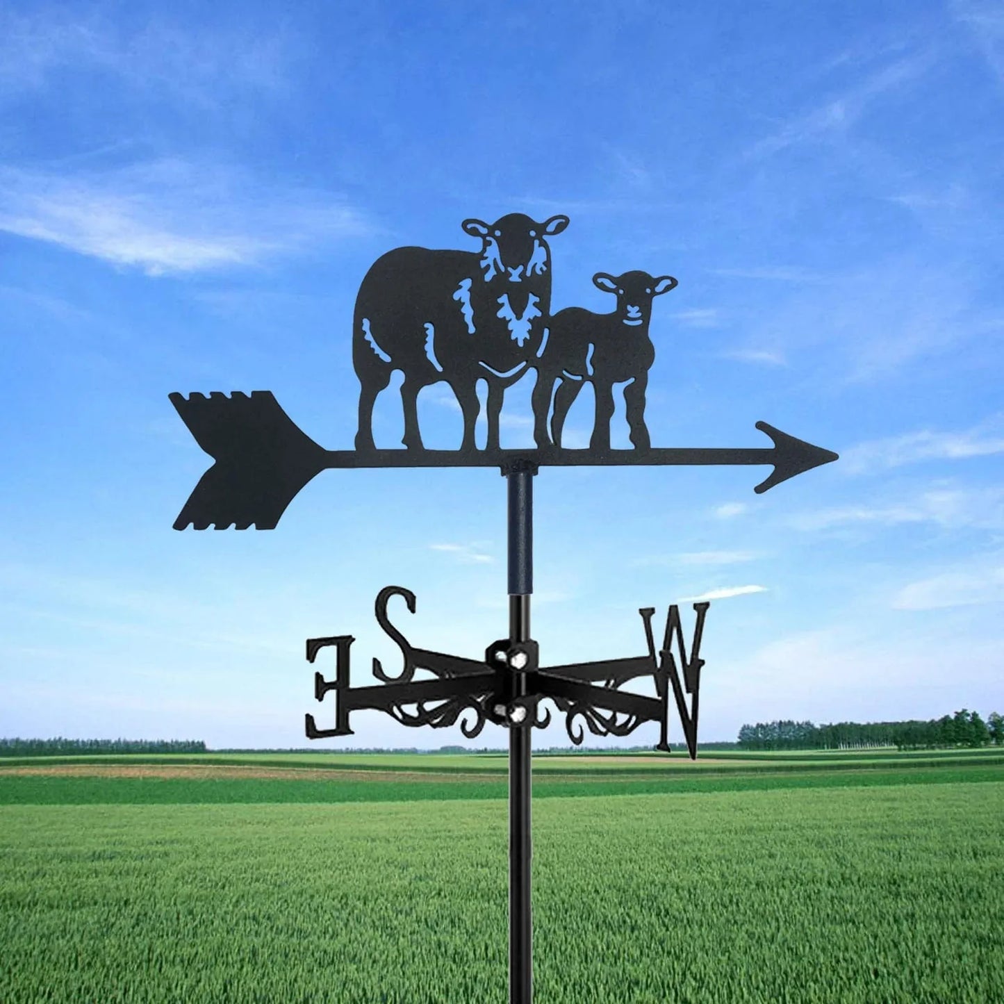 Girouette Artistique en Forme de Mouton