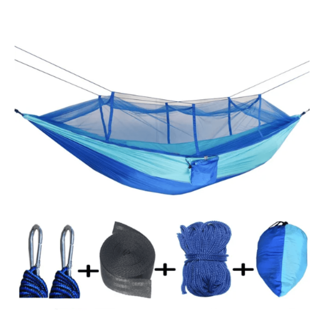 Hamac avec Moustiquaire de Camping Ultra-Résistant