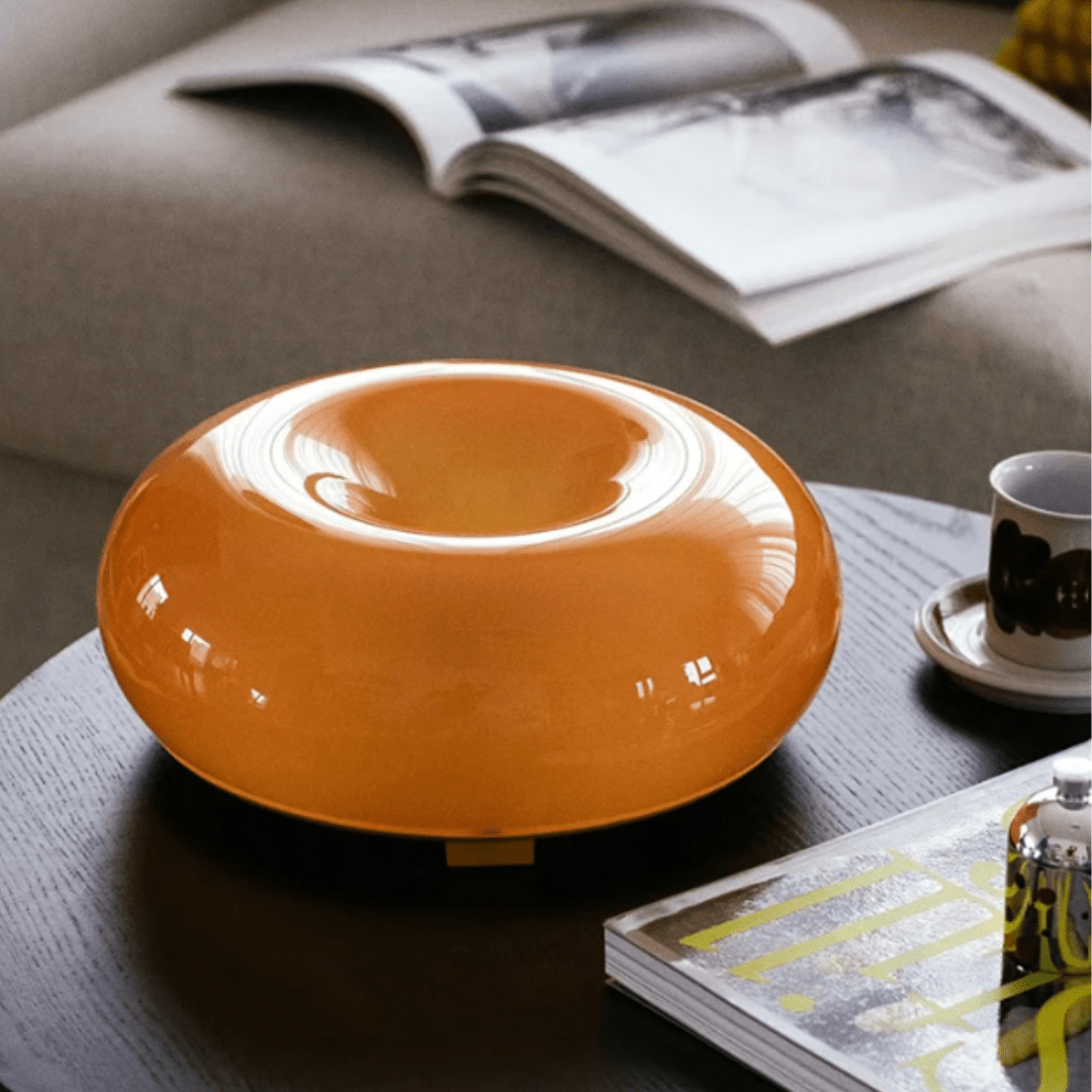 Lampe Donuts Orange Vintage