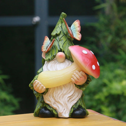 Nain de Jardin Champignon Solaire Enchanté