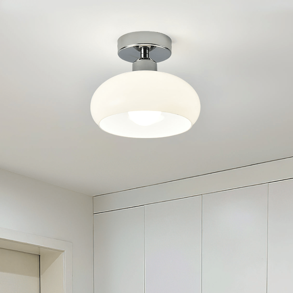 Plafonnier Verre Vintage à LED Élégant