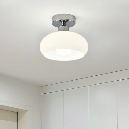 Plafonnier Verre Vintage à LED Élégant