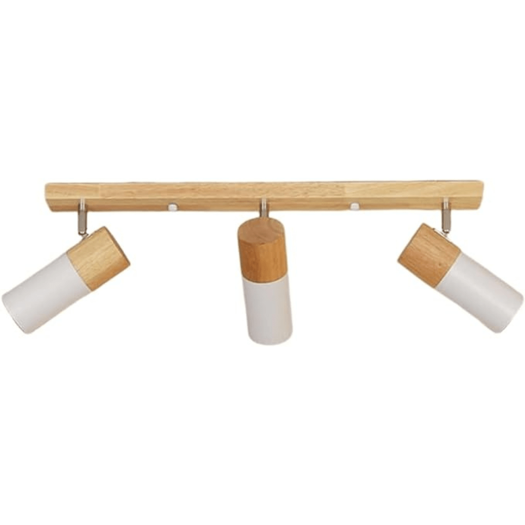 Plafonnier Salon LED à 3 Têtes Modulables Épuré