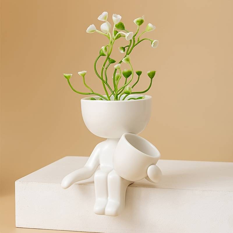 Pot de Fleur en Céramique Moderne