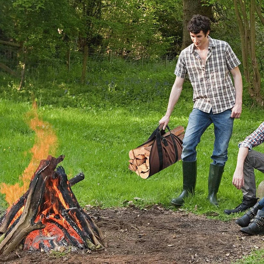 Sac de Transport de Bûches Compact Ultra-Résistant