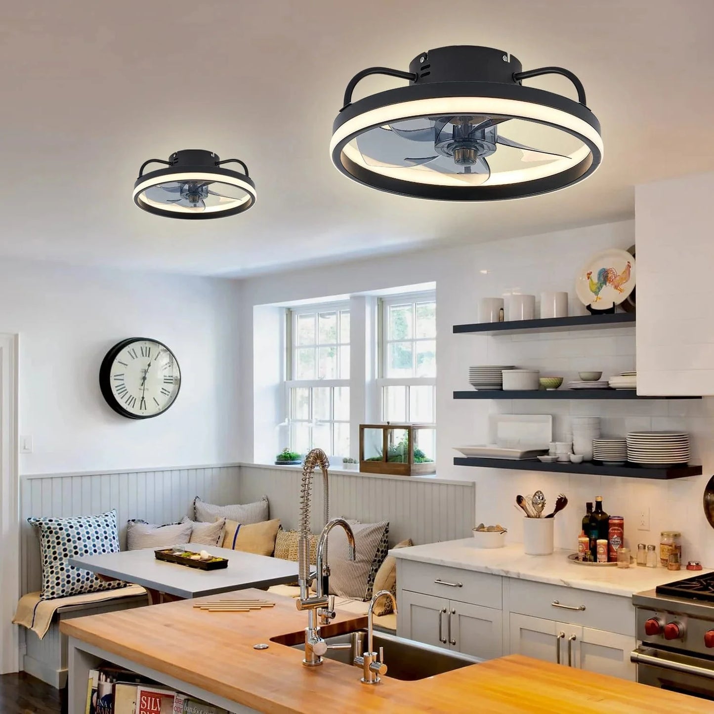 Ventilateur de Plafond avec Lumière Multifonction Premium