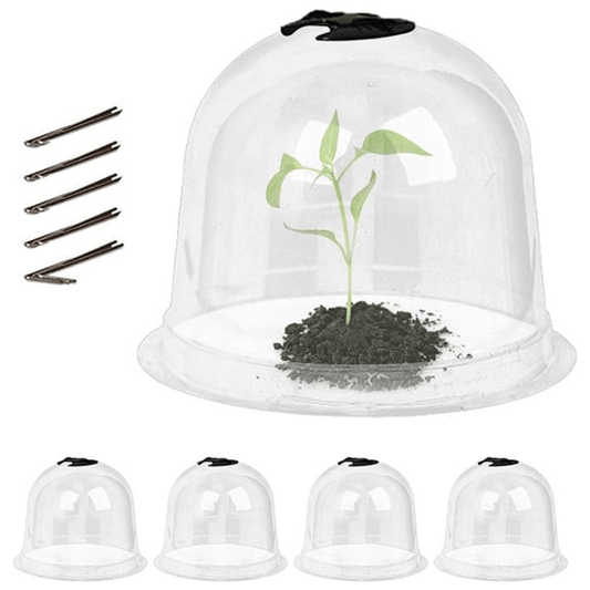 Couvercles Protecteurs Réutilisables pour Plantes (+Supports et Etiquettes Offerts)