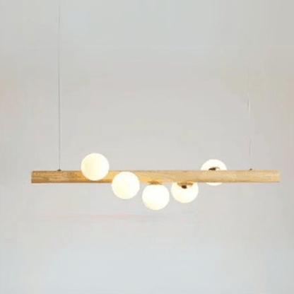 Lustre Chic et Moderne à Boules Suspendues