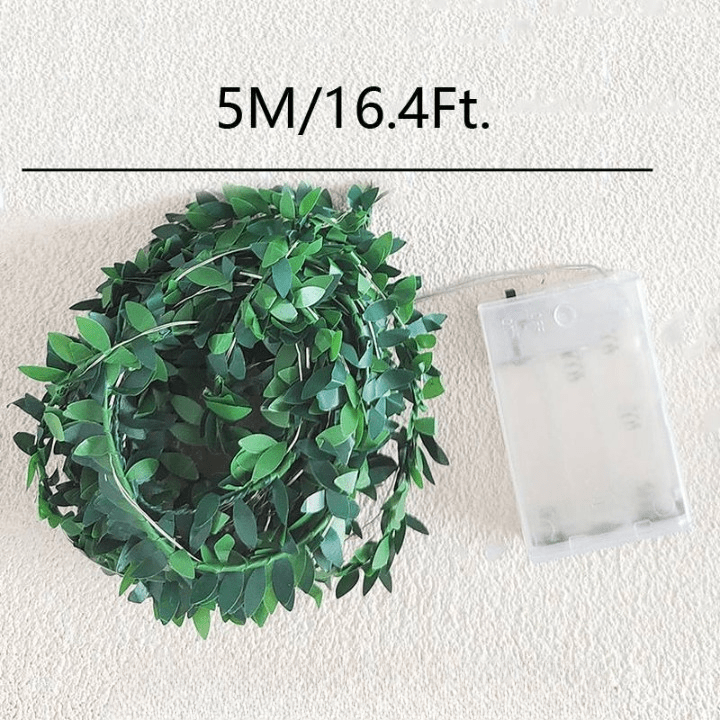 Guirlande LED Lierre Émeraude Brillante