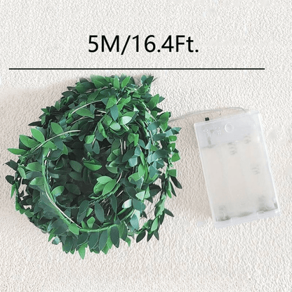 Guirlande LED Lierre Émeraude Brillante