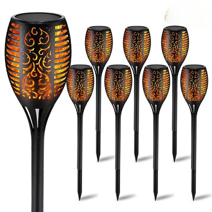 Torche Solaire Effet Flamme Premium