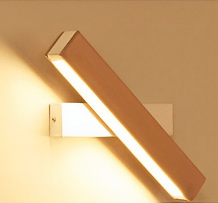 Applique murale Rotative en Bois Massif