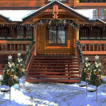 Lampe Solaire Arbres Lumineux de Noël