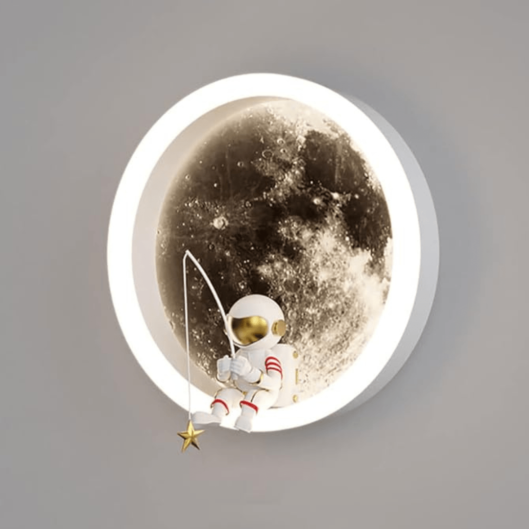 Applique Murale LED Astronaute et Lune