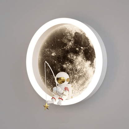 Applique Murale LED Astronaute et Lune