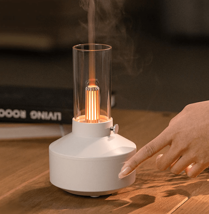Diffuseur d'Arômes Lumineux Rétro Élégant