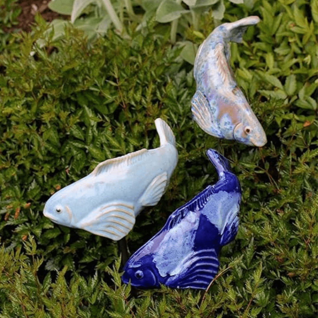 Statue de Carpe Artistique  Éclatante