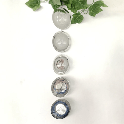 Carillon rotatif coloré d'extérieur