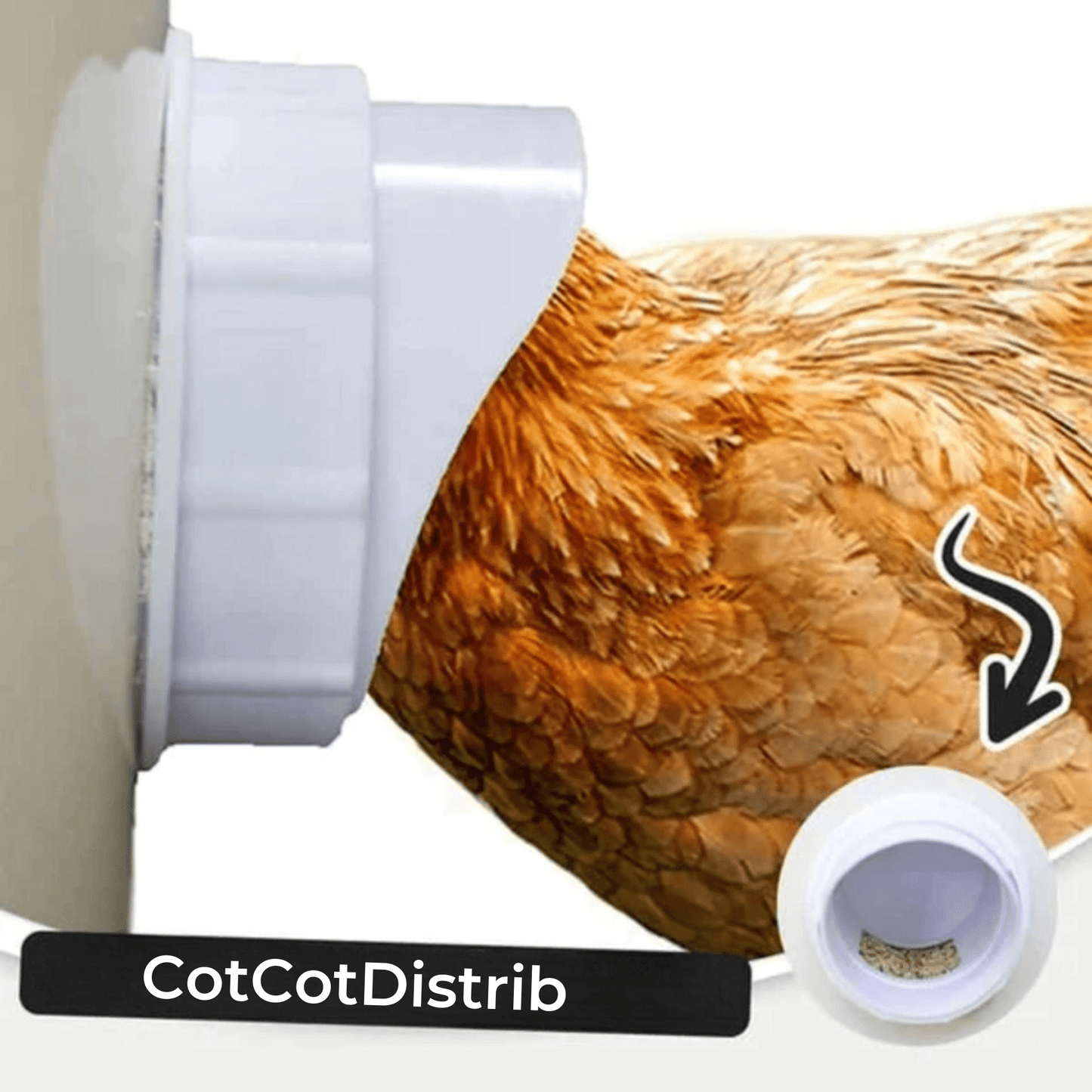 CotCotDistrib - Mangeoires Premium pour Volailles (+Scie-cloche Offerte)