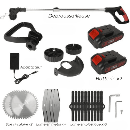 Coupe-Bordures Sans Fil 3-en-1