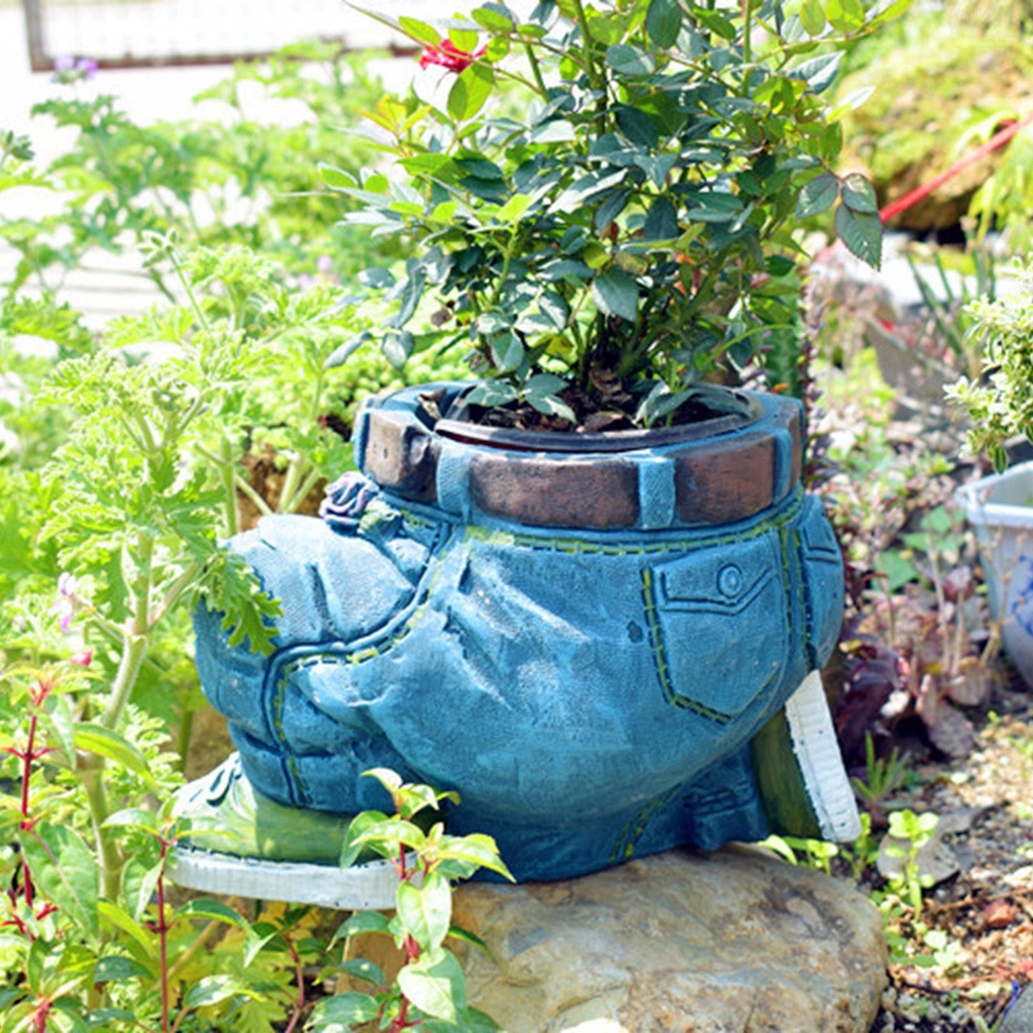 DenimVase™ - Pot de Fleurs Jean Innovant