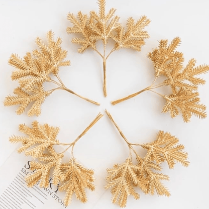 Plante Artificielle Branches de Conifère Givré