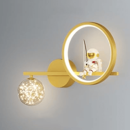 Applique Murale de Chevet Étoilée Astronaute