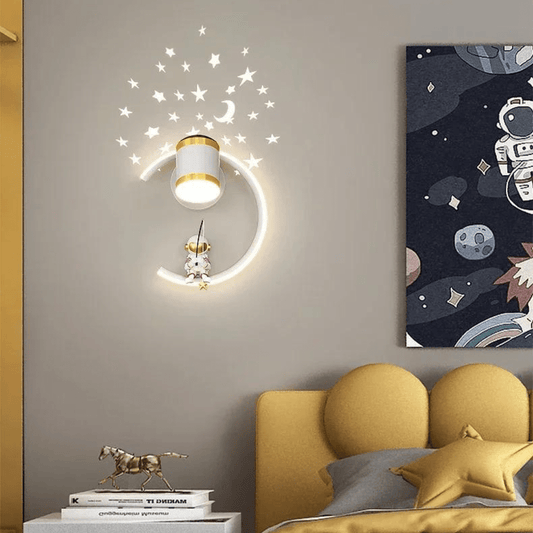 Applique Murale LED Ludique pour Enfant Astronaute