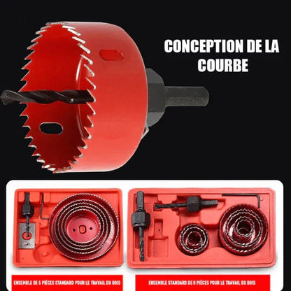 Ensemble de scie cloche pour ingénieurs bricoleurs (13 pcs set)